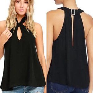 Reversible Free People Twist Shout Keyhole Tank Top